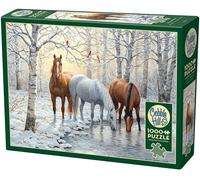 Cobble Hill 1000 Piece Puzzle - Winter Trio - Sample Poster Included