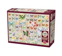 Cobble Hill 2000 Piece Puzzle - Butterflies and Blossoms - Sample Poster Included