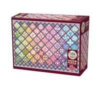Cobble Hill 2000 Piece Puzzle - Four Square Quilt Blocks - Sample Poster Included