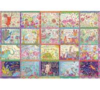 Cobble Hill 2000 Piece Puzzle - Happy Thoughts - Sample Poster Included