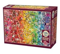 Cobble Hill 2000 Piece Puzzle - Rainbow - Sample Poster Included
