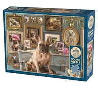 Cobble Hill 500 Piece French Bulldog Puzzle Including Puzzle Poster for Adults and Children from 12 Years