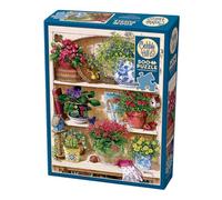 Cobble Hill 500 Piece Puzzle - Flower Cupboard - Sample Poster Included