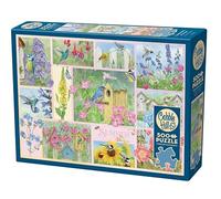 Cobble Hill 500 Piece Puzzle -Garden Birds in Summer - Sample Poster Included