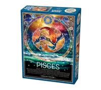 Cobble Hill 500 Piece Zodiac Puzzle - Pisces - Sample Poster Included