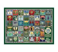Cobble Hill Jigsaw Puzzle Art Nouveau Tiles 1000 Piece, Sample Poster Included