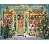 Cobble Hill Christmas Flower Shop 1000 Piece Jigsaw
