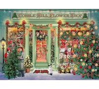 Cobble Hill Christmas Flower Shop Jigsaw Puzzle (1000 Pieces)