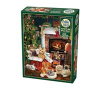 Cobble Hill Christmas Kittens 1000 Piece Puzzle Cheatwell Games Multi One Size