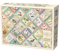 Cobble Hill Country Diary Quilt -1000 Piece Jigsaw Puzzle - Poster Included