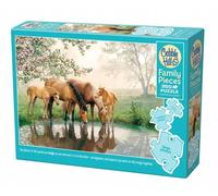 Cobble Hill Puzzle 350 el. Rodzina koni - bez marki