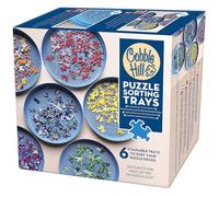 Cobble Hill - Puzzle Sorting Trays - Pack of Six Trays, Blue