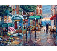 Cobble Hill - Rainy Day Stroll 1000 Piece Puzzle - Non-book item - K245z