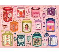 Cobble Hill Tea Tin Treasures 1000 Piece Jigsaw