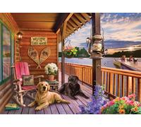 Cobble Hill Welcome To The Lake House 1000 Piece Jigsaw