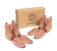 Cobbler's Choice Men's Cedar Boot Tree 2-Pack - All Natural Aromatic Cedar Wood - Premium Construction & Unbeatable Quality, Natural, XX-Large / 13+