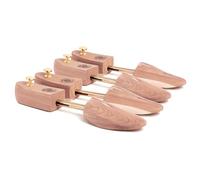 Cobbler's Choice Men's Cedar Shoe Tree 2-Pack - All Natural Aromatic Cedar Wood - Premium Construction & Unbeatable Quality, Natural, Small / Men's 6 - 7.5