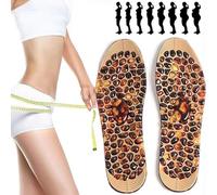 Cobblestone Massage Insoles for Men Women Foot Relax Soft Rubber Therapy Acupressure Pad for Feet Massage Cushion to Relieve Foot Decompression Pain,S