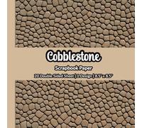 Cobblestone Scrapbook Paper: Cobblestone Patterned Scrapbook Paper | 1 Design | 20 Double Sided Non Perforated Decorative Paper Craft For Craft ... Mixed Media Art and Junk Journaling | Vol.1