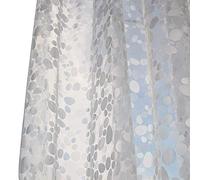 Cobblestone Shower Curtain, Anti Mould Weighted Hem Waterproof PVC Shower Curtain, Bathroom Shower Valances, Window Drape,Window Room Balcony Valances Divider Cloth