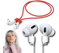 cobcobb Ultra Strong Magnetic Airpod Pro Strap Anti-Lost Cord Sports Lanyard Compatible with Airpods 3rd 2nd Generation Pro 3 2 1 (Red)