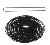 cobee 100 Pcs Recorder Rubber Belts, Mix Flat Cassette Tape Machine Rubber Belts, Cassette Recorder Repair Maintenance for DVD CD LD VCR Repeater Drives(100)