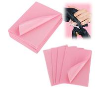 cobee 20 Pcs Disposable Nail Mats, Waterproof Pink Tissue for Manicurists, Nail Towel Cleaning Pads Table Pads Foldable for Dedicated Nail Tables, Tattoo Accessories(Pink)