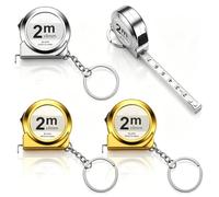 Cobee 3 Pcs 2M Retractable Small Steel Measuring Tape, Mini Tape Measure