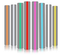 cobee 8 Pcs Guided Reading Strips, Highlight Reading Tracker Bookmarks, Dyslexia Reading Tools Line Readers for Kids Reading List Bookmark Student Reading Tools(8cps Chroma)