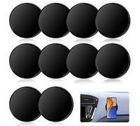 COBEE Car Dashboard Non Slip Mats, 10 PCS Self Adhesive Sticky Pad Washable Reusable Gel Silicone Interior Mat Holding Phone Key GPS Sunglass Coin(3.1'' x 3.1''), Black (543197_1-LYJ-1)