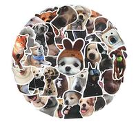 Cobee Funny Sticker Set, Cute Dog Decals, 50 Pcs Waterproof Vinyl Stickers - Aesthetic Decals for Dog Lovers - Water Bottle, Scrapbook, Phone