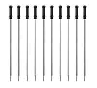 Cobee Metal Ballpoint Pen Refills, 10 Pieces, 1mm Medium Point, Black