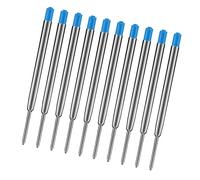 cobee Metal Ballpoint Pen Refills, 10 Pieces 1mm Medium Point Pen Refills (Blue)