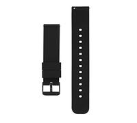 Cobee Silicone Watch Bands, Quick Release Waterproof Soft Rubber Replacement Straps with Black Plated Stainless Steel Buckle Smart Watch Straps Sport Watchbands Wrist Straps for Men Women(20mm-Black)