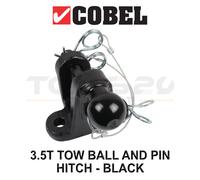COBEL 3.5T Tonne 50MM Tow Ball & Pin Hitch Towing Bar Jar Coupling ECE R55 Approved