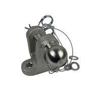 Cobel 3.5T Tow Ball & Pin Hitch 50mm Ball 25mm Pin ECE R55 Approved Silver 9282