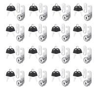 Cobenga 16 Pcs Letterbox Lock, 1 Letter Post Box Lock with 2 Keys & Screw (30mm)