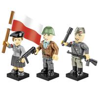 COBI-2057 WWII Warsaw Uprising 1944 Building Brick Figures And Accessories 35pcs