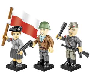 COBI-2057 WWII Warsaw Uprising 1944 Building Brick Figures And Accessories 35pcs