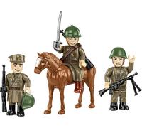 COBI-2062 WWII Polish Uhlans Building Brick Figures And Accessories 44pcs