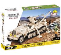 Cobi Model Building Bricks Set SD.KFZ.9/1 FAMO Half-Track WWII 498 pcs 2281