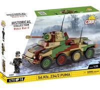 COBI 2287 HC WWII Sd.Kfz. 234/2 PUMA 1:35 Tank Brick Model 470pcs