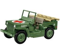 COBI 2295 Willys MB Medical Jeep WWII US Ambulance 1/35 Military Building Toy
