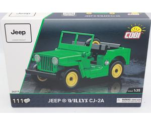 Cobi 24517 Youngtimer Jeep Willys CJ 2A Building Blocks 1:35 New 111 Pcs OVP