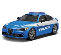 COBI-24606 Alfa Romeo Giulia Quadrifoglio Polizia Car Building Brick Model 93pcs