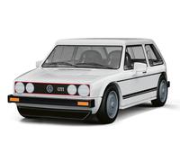 COBI-24662 White Volkswagen Golf GTI (1976-1983) Car Building Brick Model 74pc