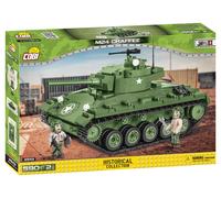 Cobi 2543 - World War Ii - M24 Chaffee 590 Pcs