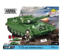 Cobi Build Bricks T-72 M1 East Germany/Soviet Model Tank 680 pcs 10.8 x 4.5 x 4.3 in