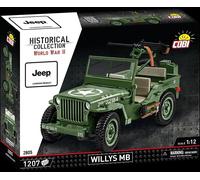 Cobi 2805 1:12 World War II Willys MB Military Brick Kit 1207 Pieces