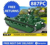 Cobi 2990 - World War I - Vickers A1E1 Tank 887 Pcs FREE SHIPPING & NEW